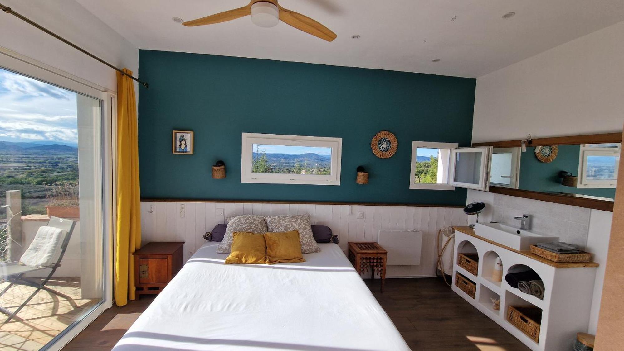 Reve D'Escapade Chambre Avec Vue Sublime Sur Les Cevennes Ardechoises Barjac  Ngoại thất bức ảnh